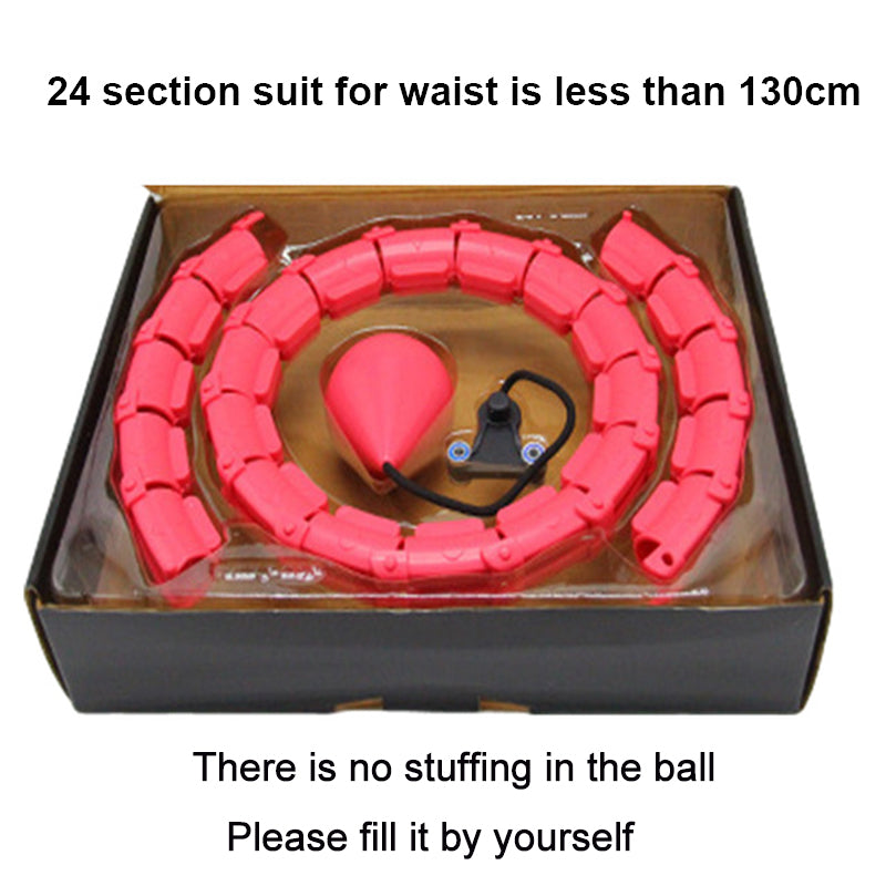 Adjustable Fitness Weighted Hoop