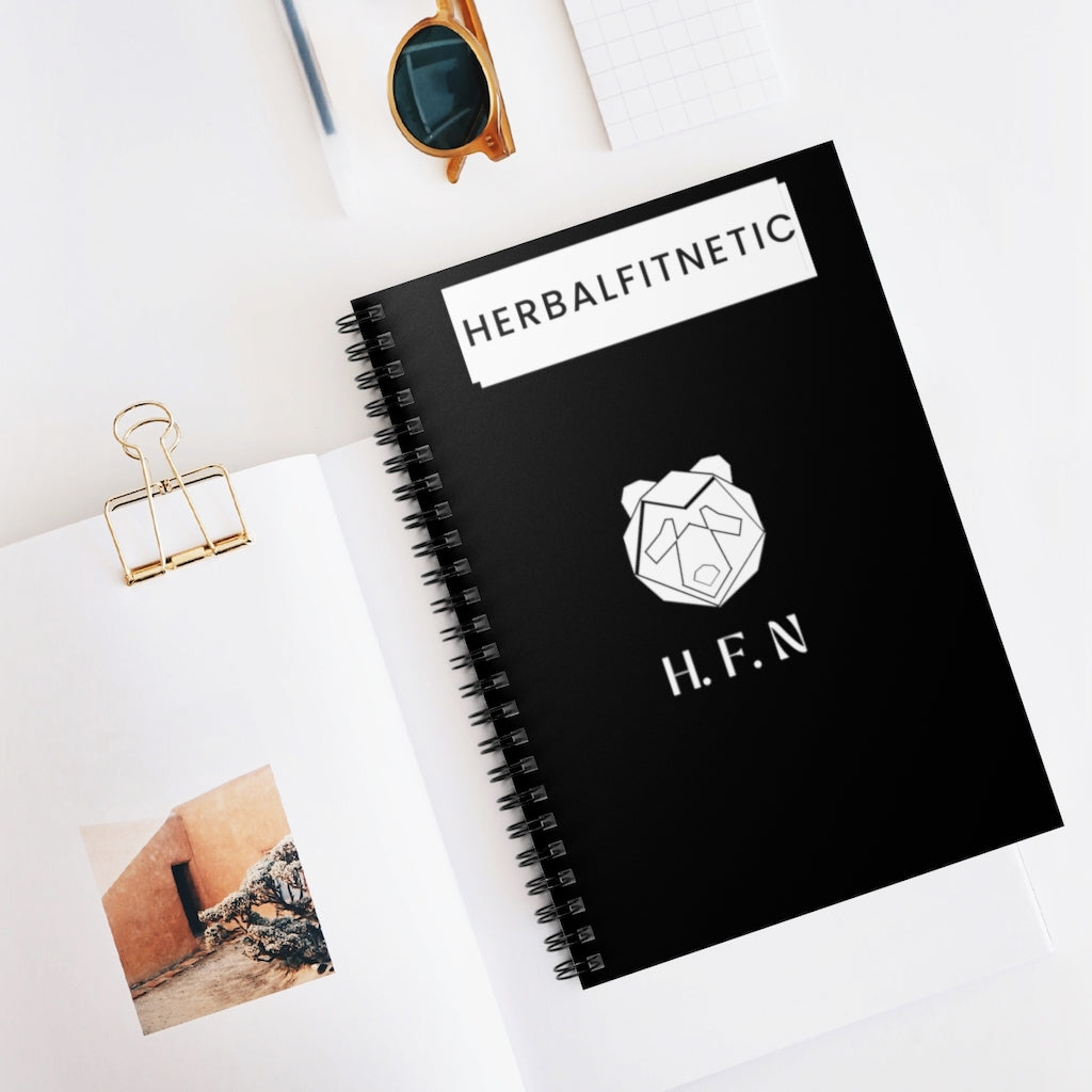 HFN Ruled Panda Spiral Notebook - Ruled Line