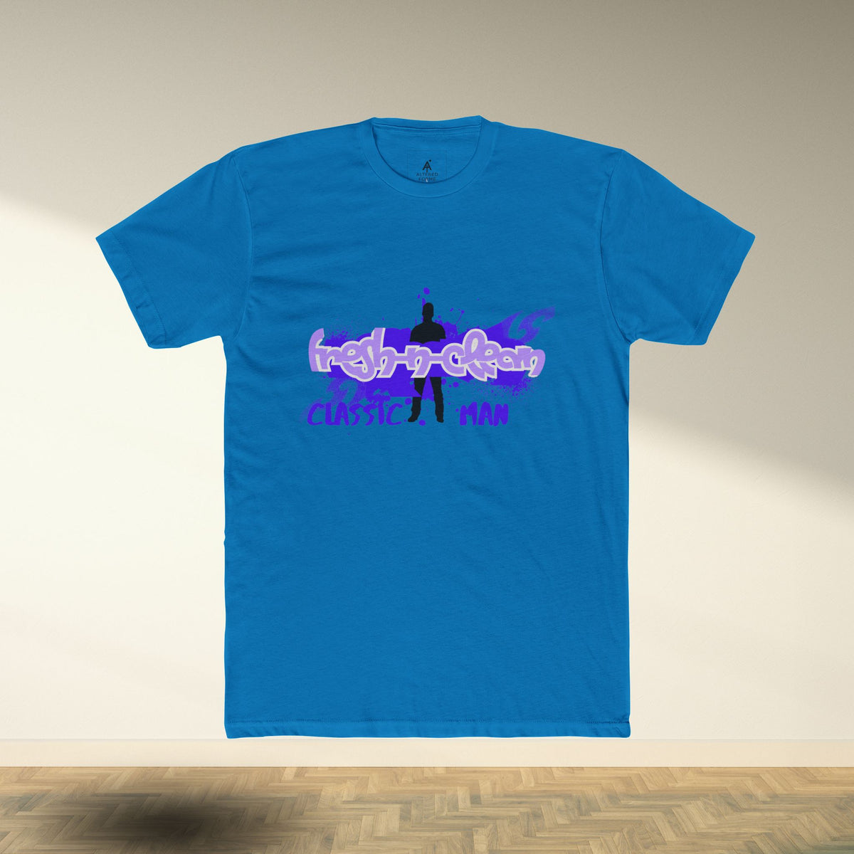 Classic Man Crew Tee — Retro Silhouette Graphic T-Shirt