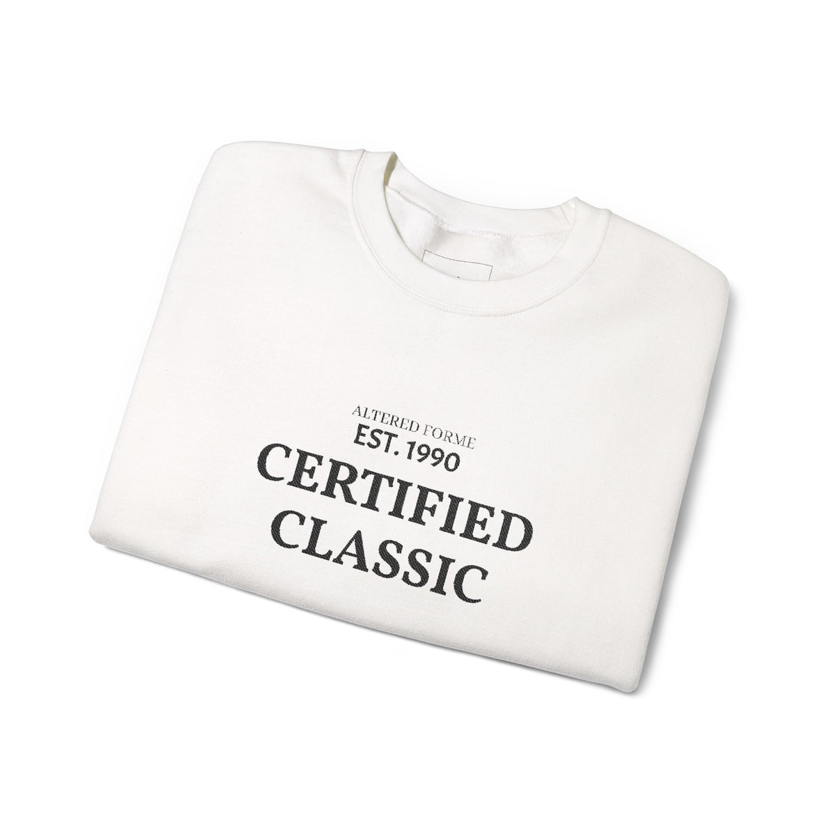 "ALTERED FORME" Certified Classic Crewneck Sweatshirt