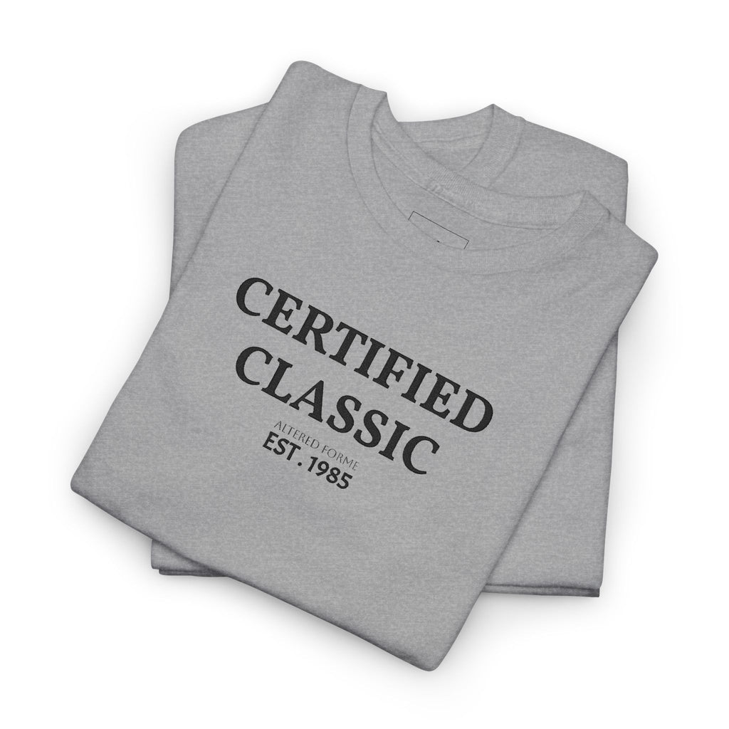 "ALTERED FORME" Embroidered Classic White Tee