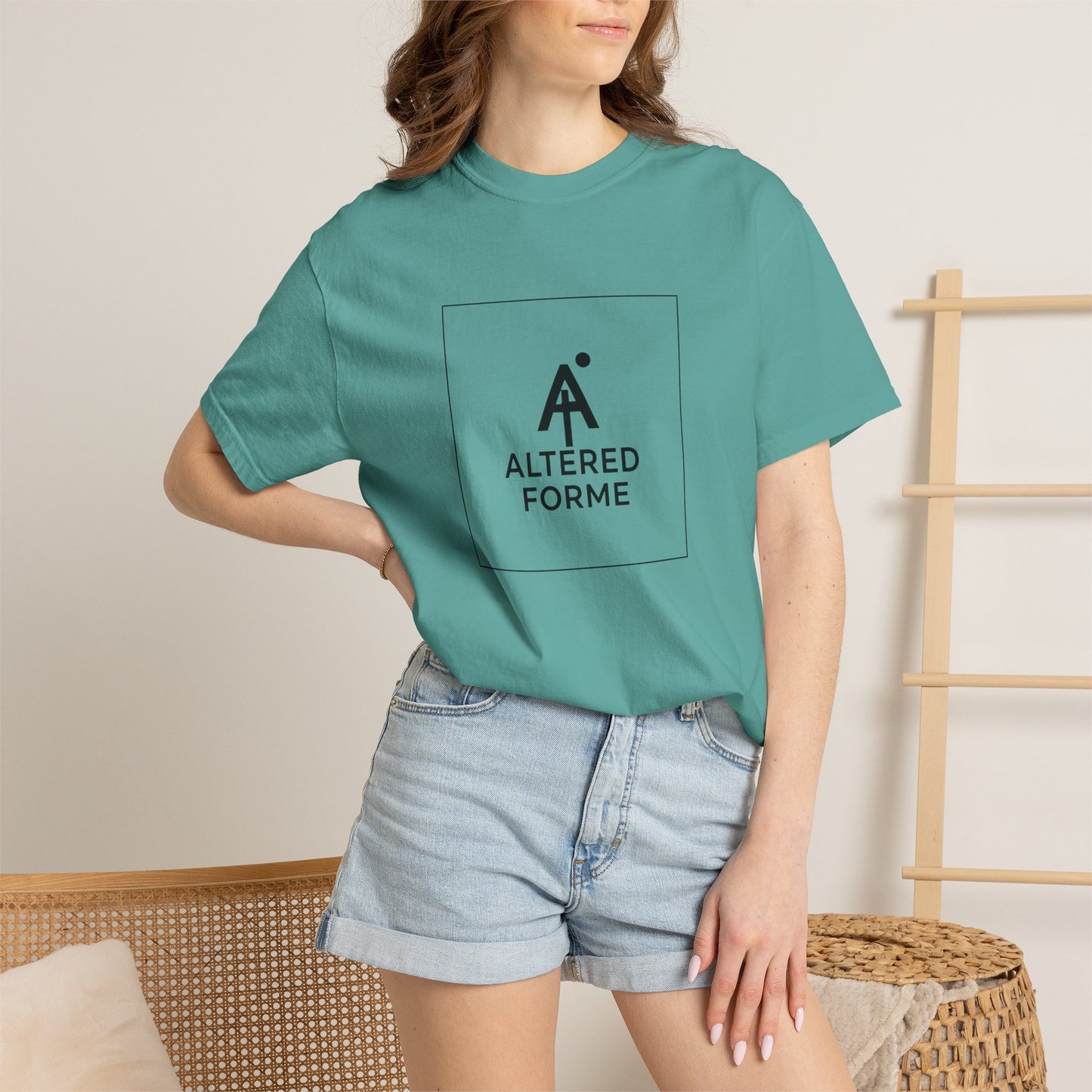 Altered Forme Logo T-Shirt — Garment-Dyed Minimal Logo Tee