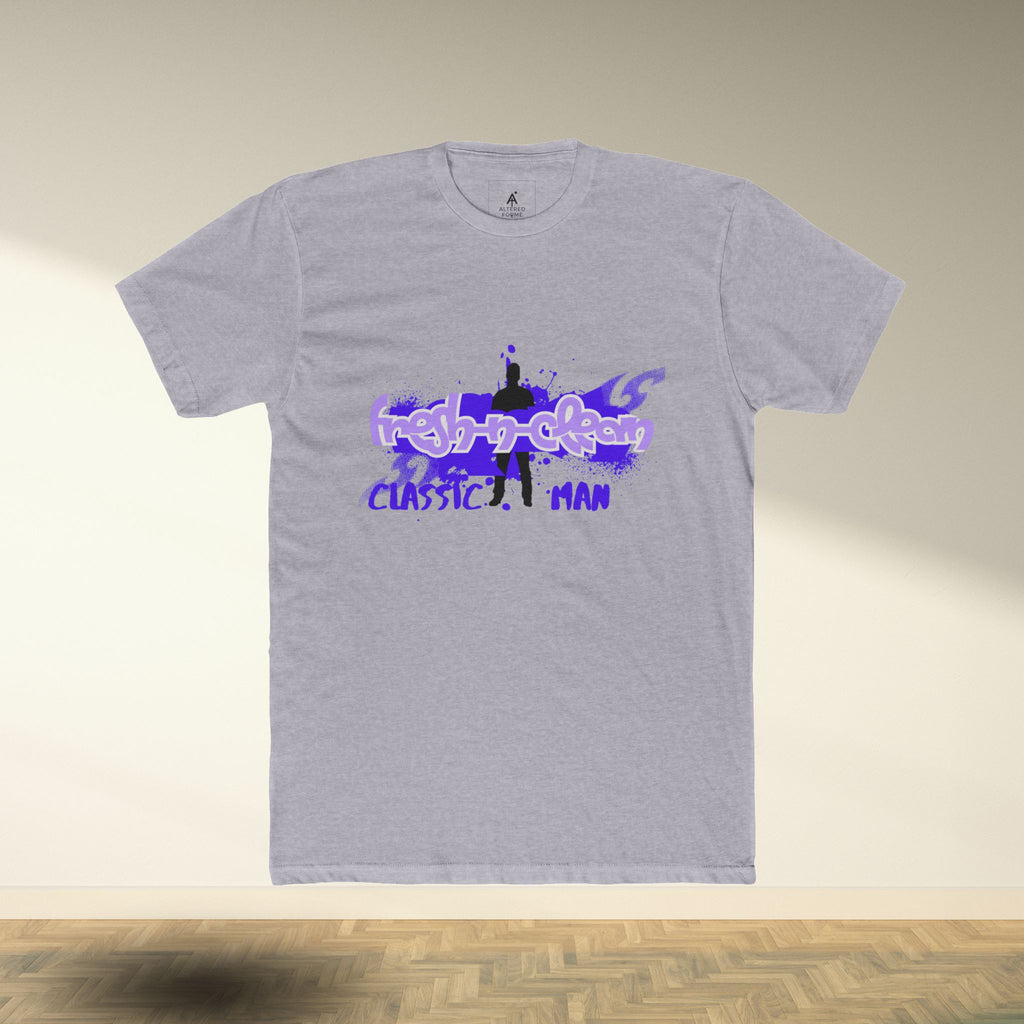 Classic Man Crew Tee — Retro Silhouette Graphic T-Shirt