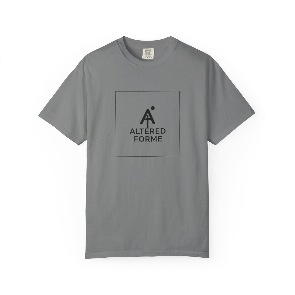 Altered Forme Logo T-Shirt — Garment-Dyed Minimal Logo Tee