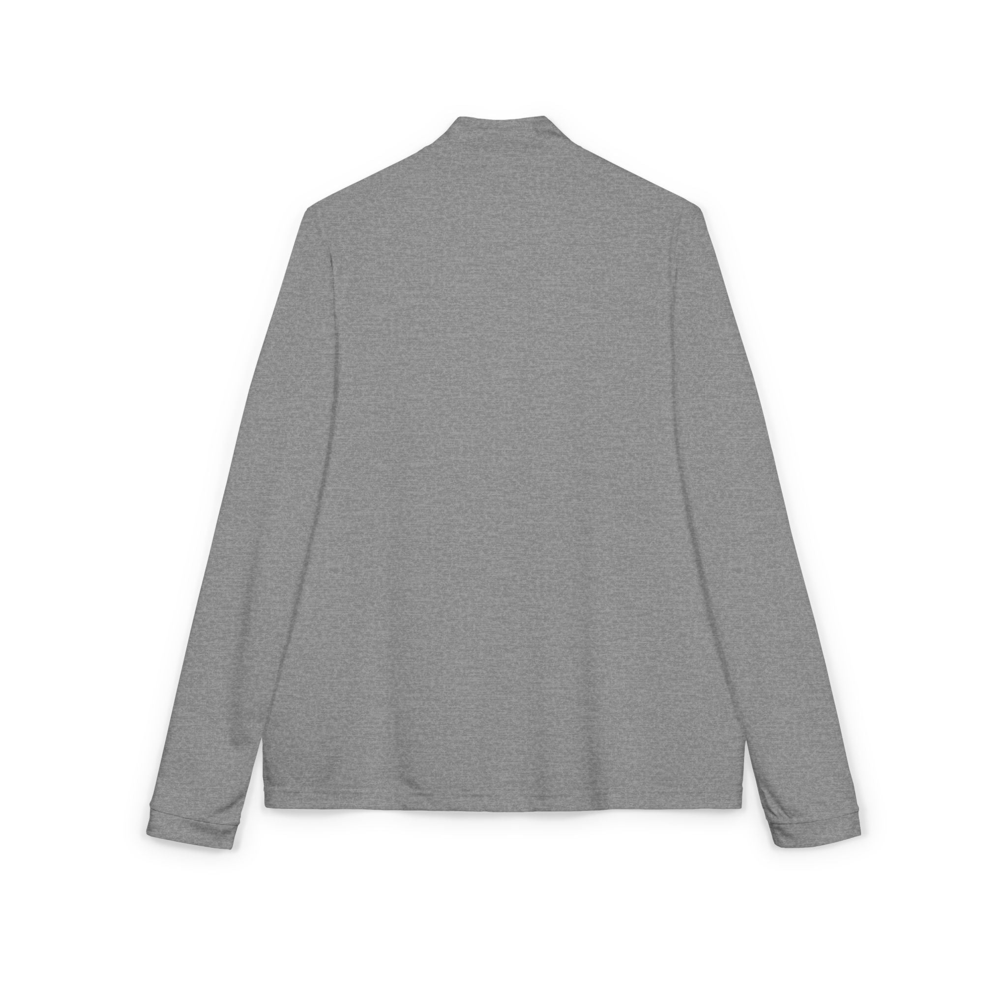 Embroidered adidas Quarter-Zip Pullover — Minimal White Performance Top