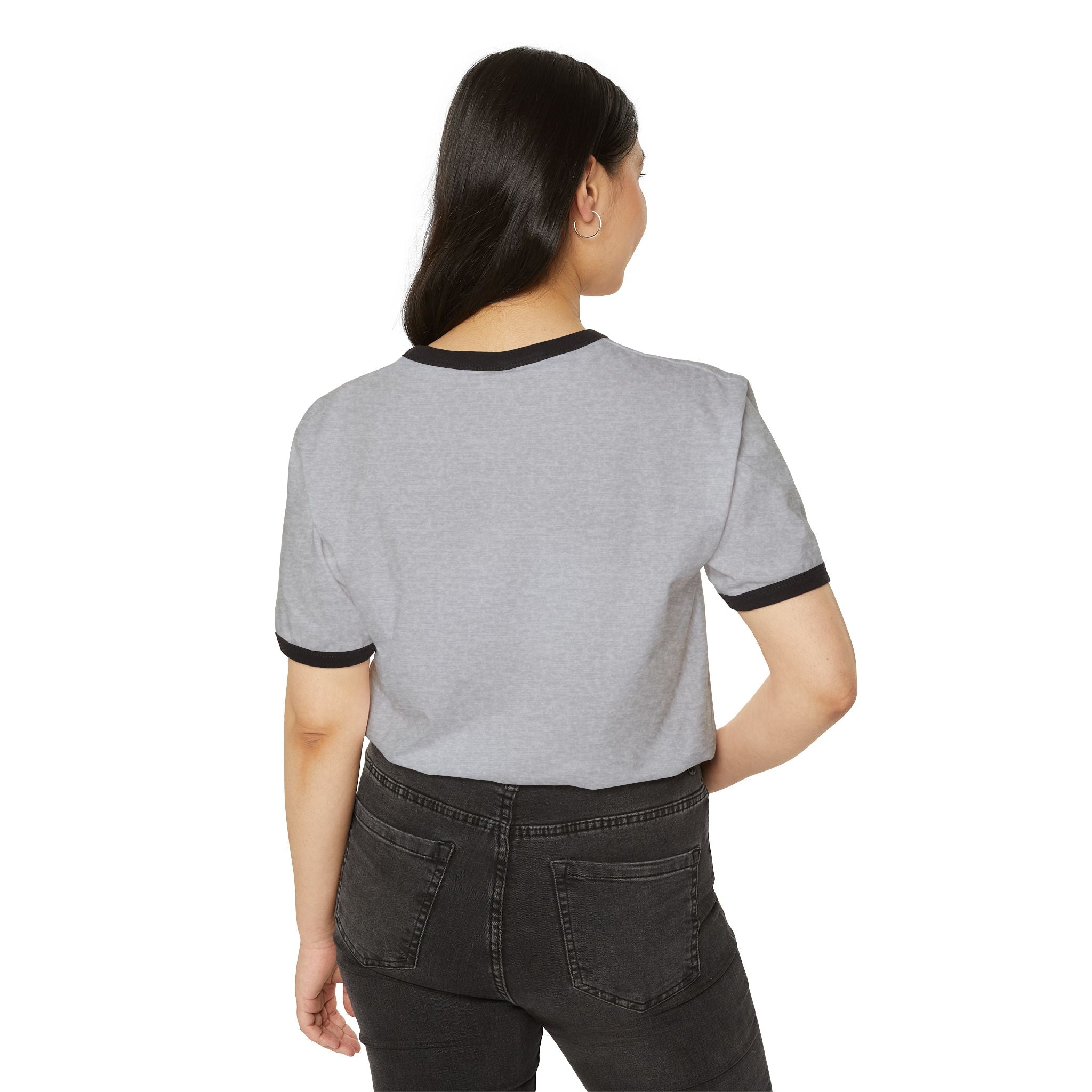 Zebra Stripe 'Altered Focus' Ringer T-Shirt