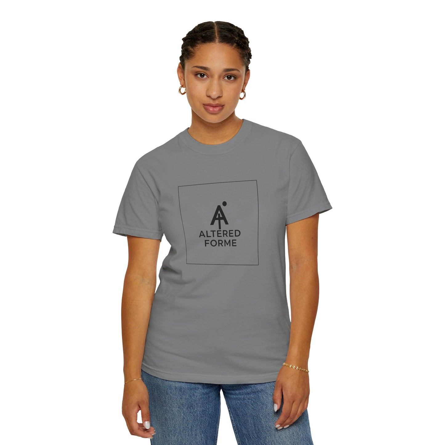 Altered Forme Logo T-Shirt — Garment-Dyed Minimal Logo Tee