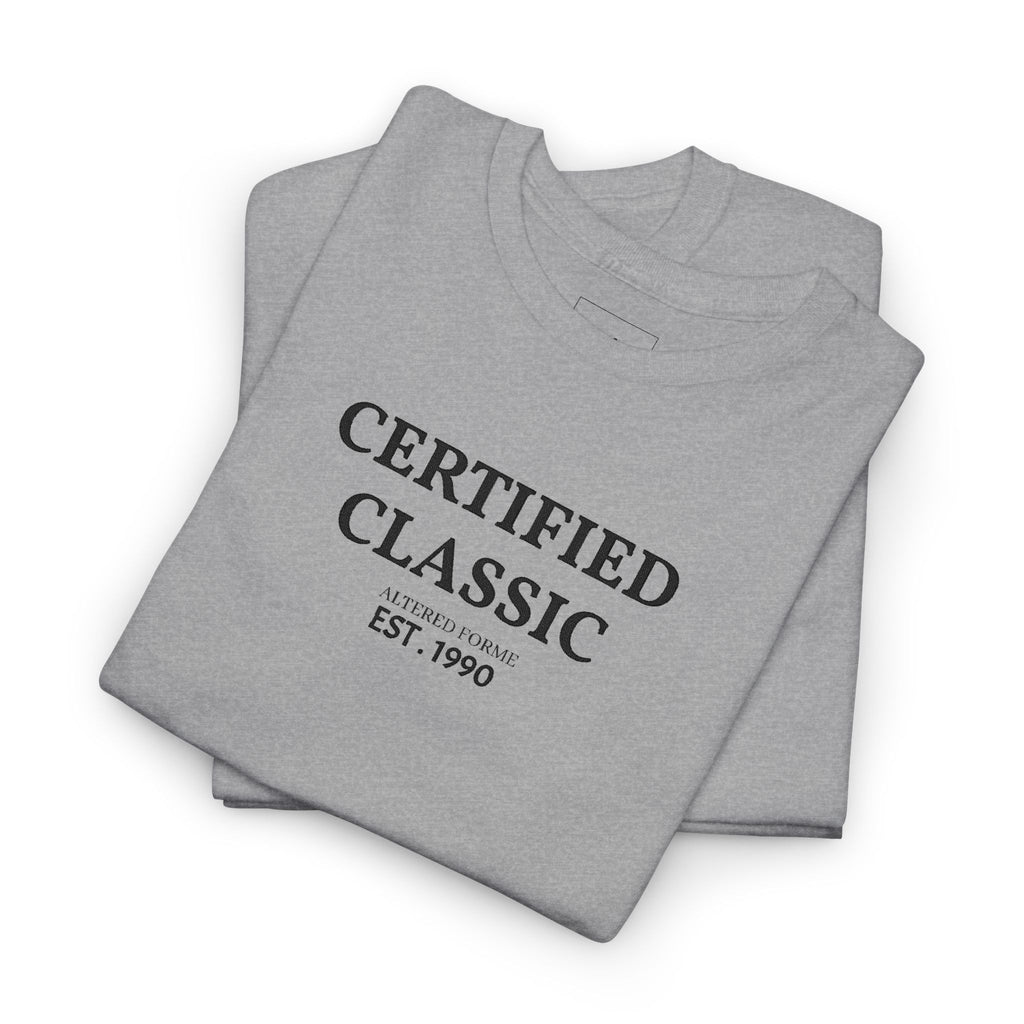 "ALTERED FORME" Embroidered Classic White Tee