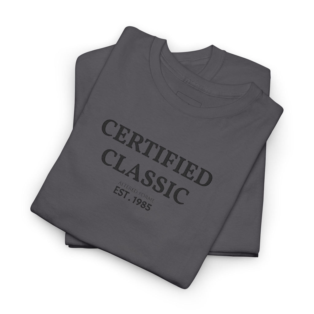 "ALTERED FORME" Embroidered Classic White Tee