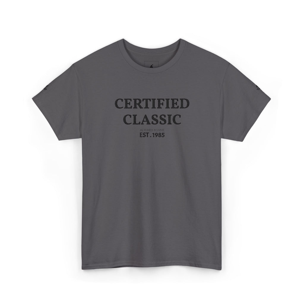 "ALTERED FORME" Embroidered Classic White Tee