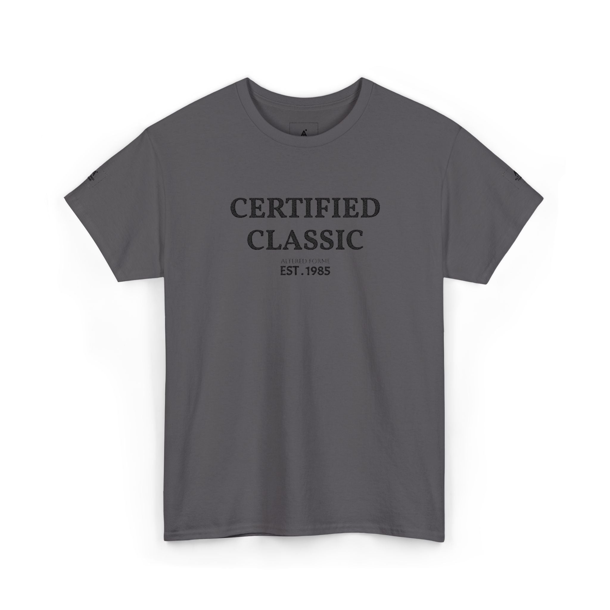 "ALTERED FORME" Embroidered Classic White Tee