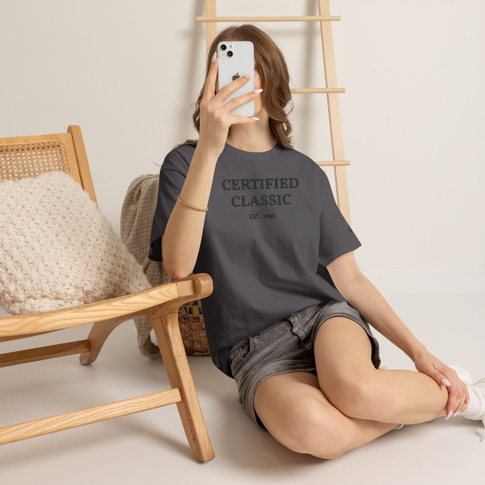 "ALTERED FORME" Embroidered Classic White Tee