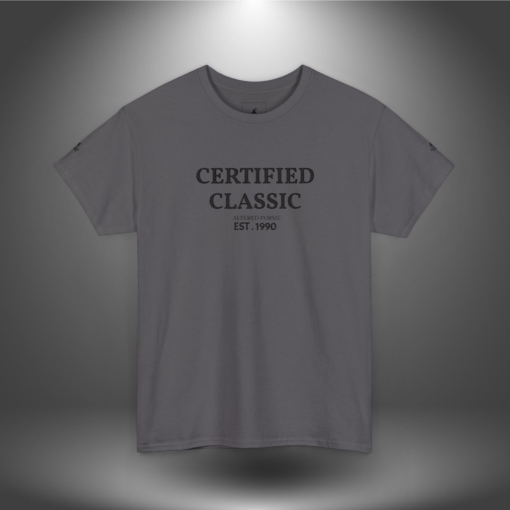 "ALTERED FORME" Embroidered Classic White Tee