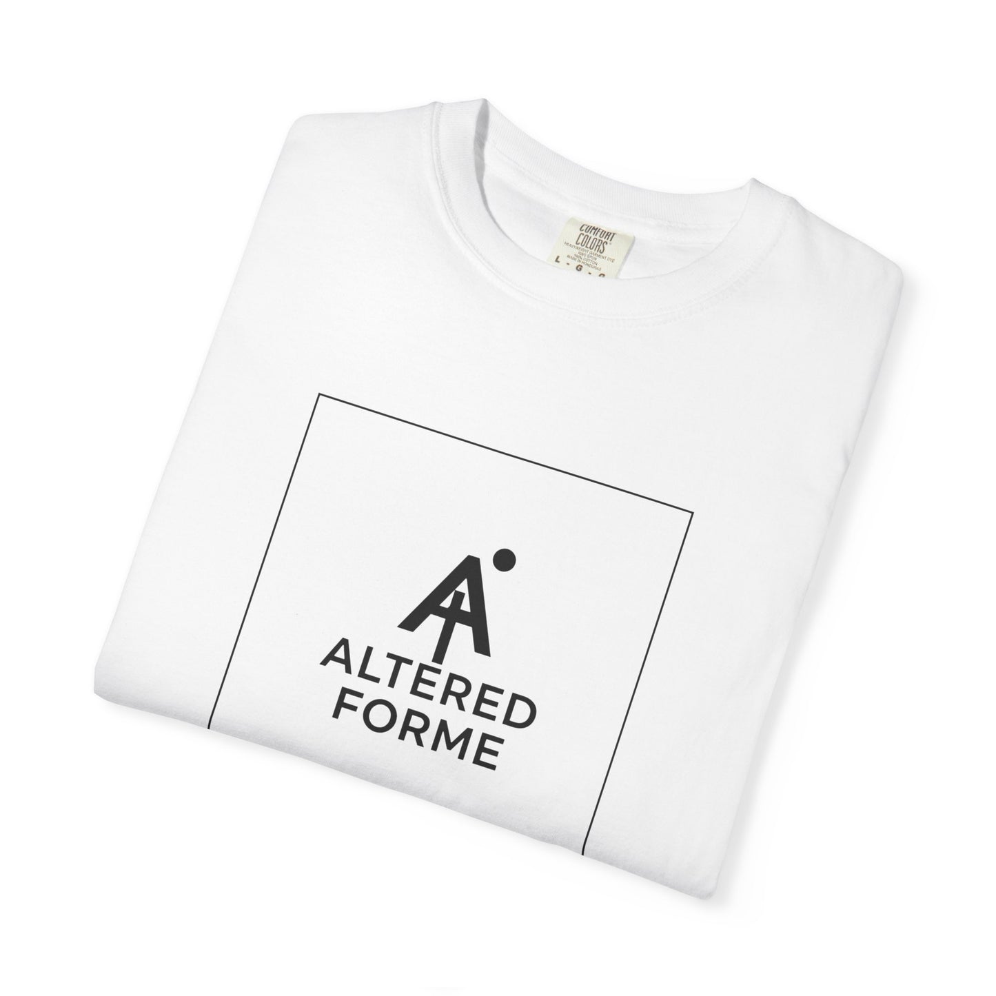 Altered Forme Logo T-Shirt — Garment-Dyed Minimal Logo Tee