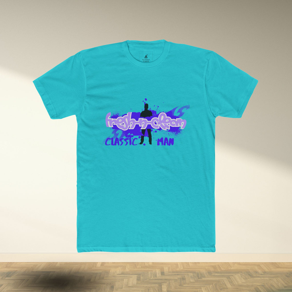 Classic Man Crew Tee — Retro Silhouette Graphic T-Shirt