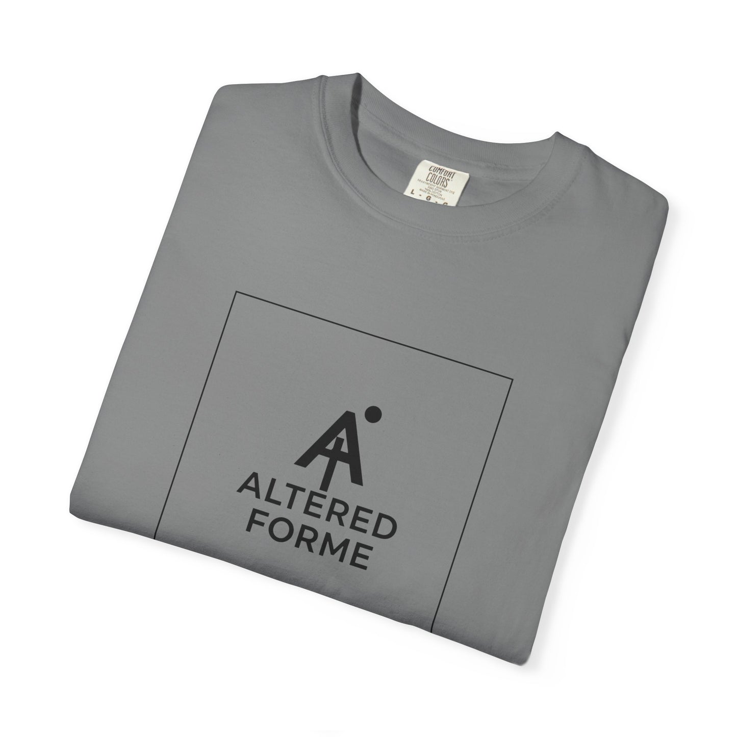 Altered Forme Logo T-Shirt — Garment-Dyed Minimal Logo Tee