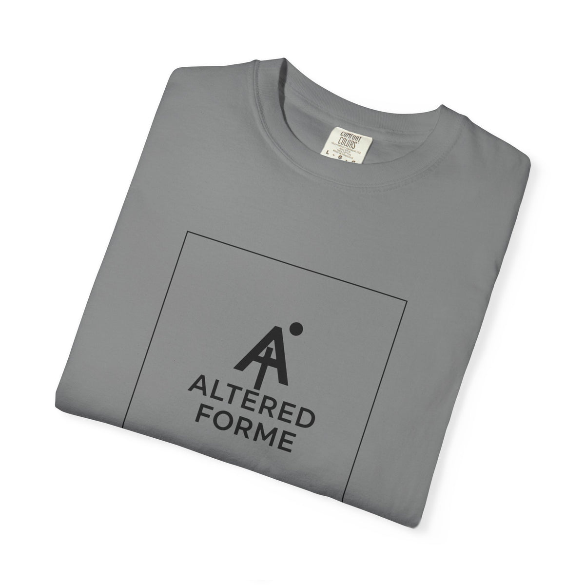 Altered Forme Logo T-Shirt — Garment-Dyed Minimal Logo Tee