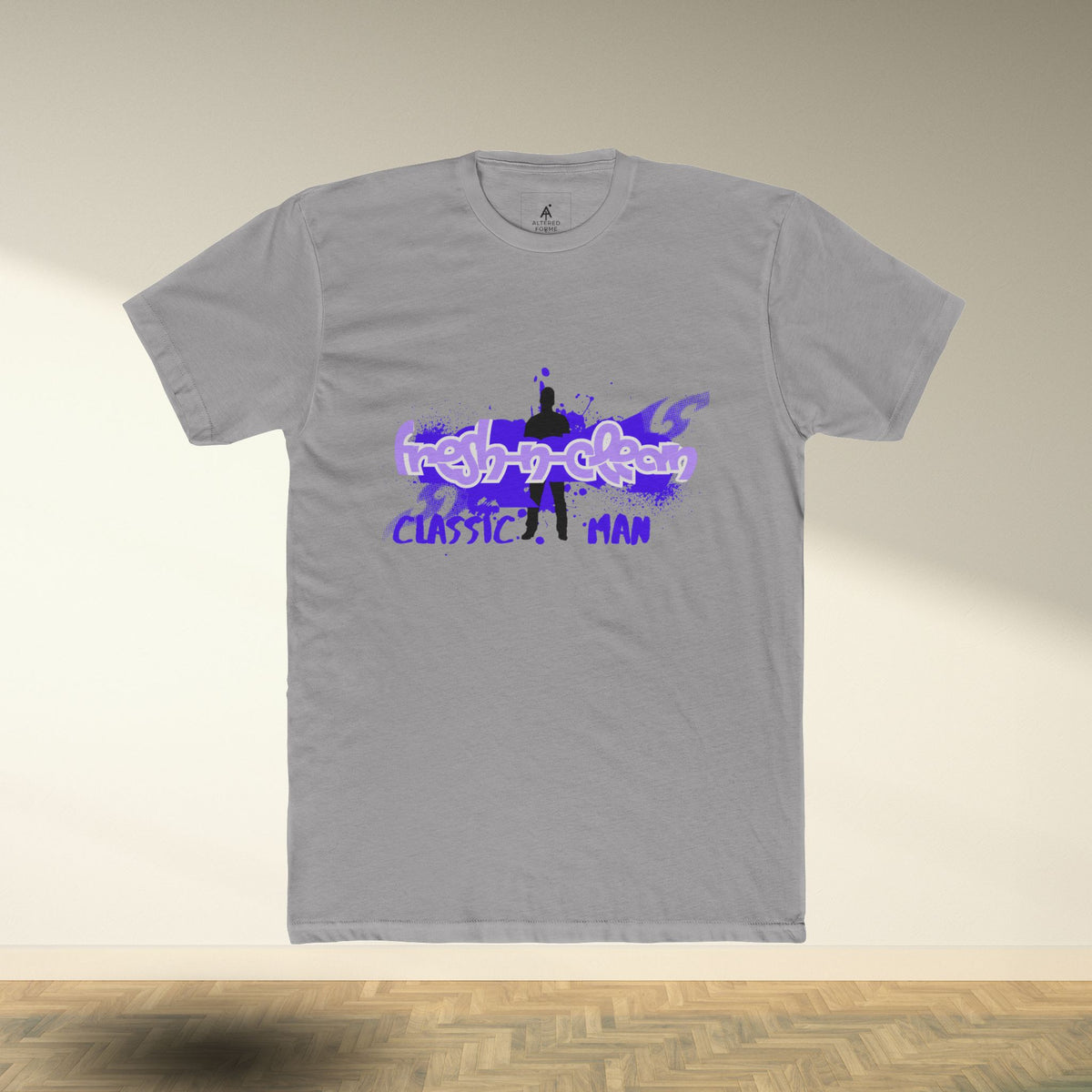 Classic Man Crew Tee — Retro Silhouette Graphic T-Shirt