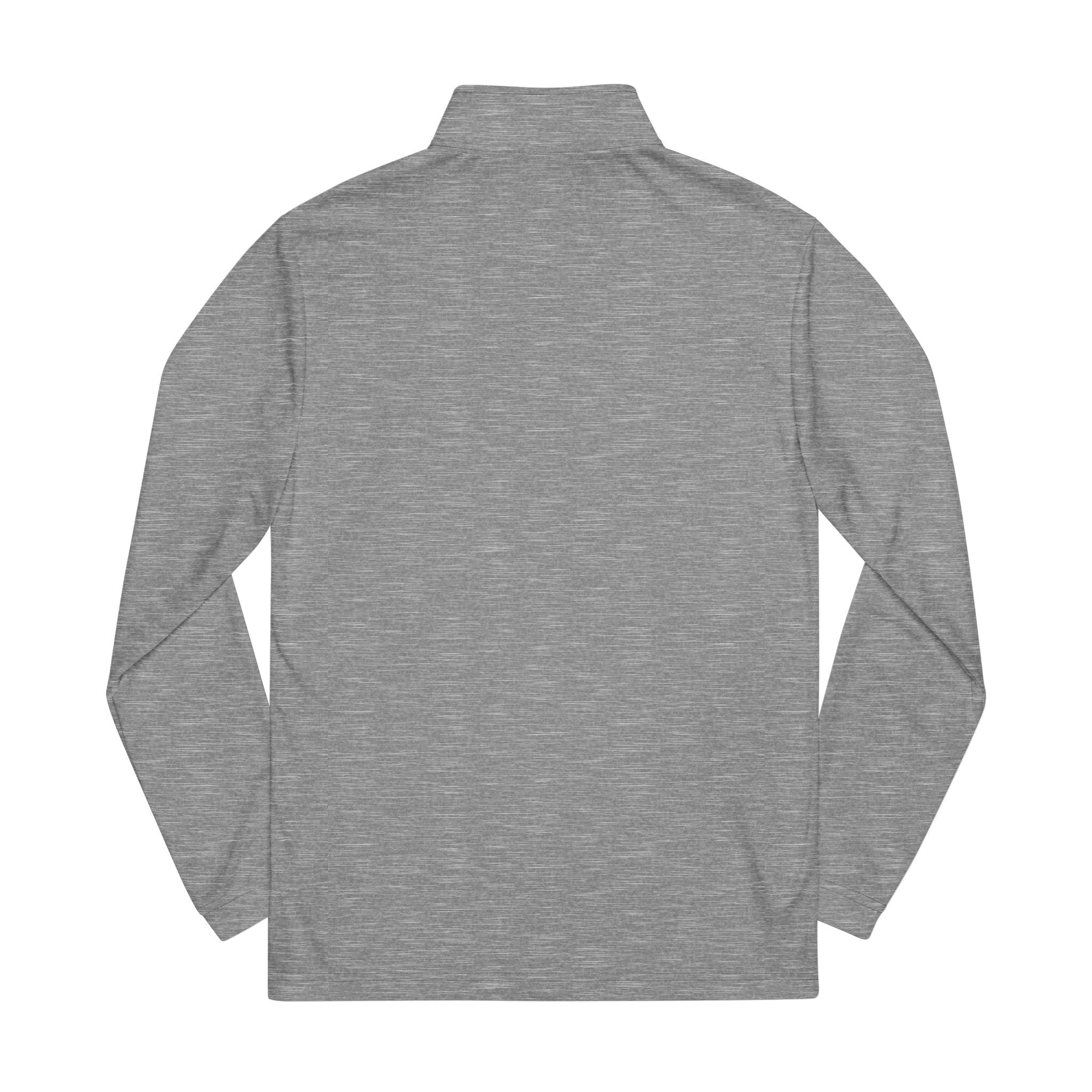 Embroidered adidas Quarter-Zip Pullover — Minimal White Performance Top