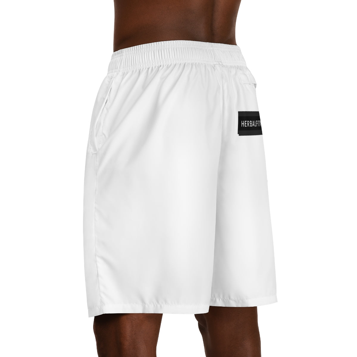 Herbalfitnetic Men's Jogger Shorts whte