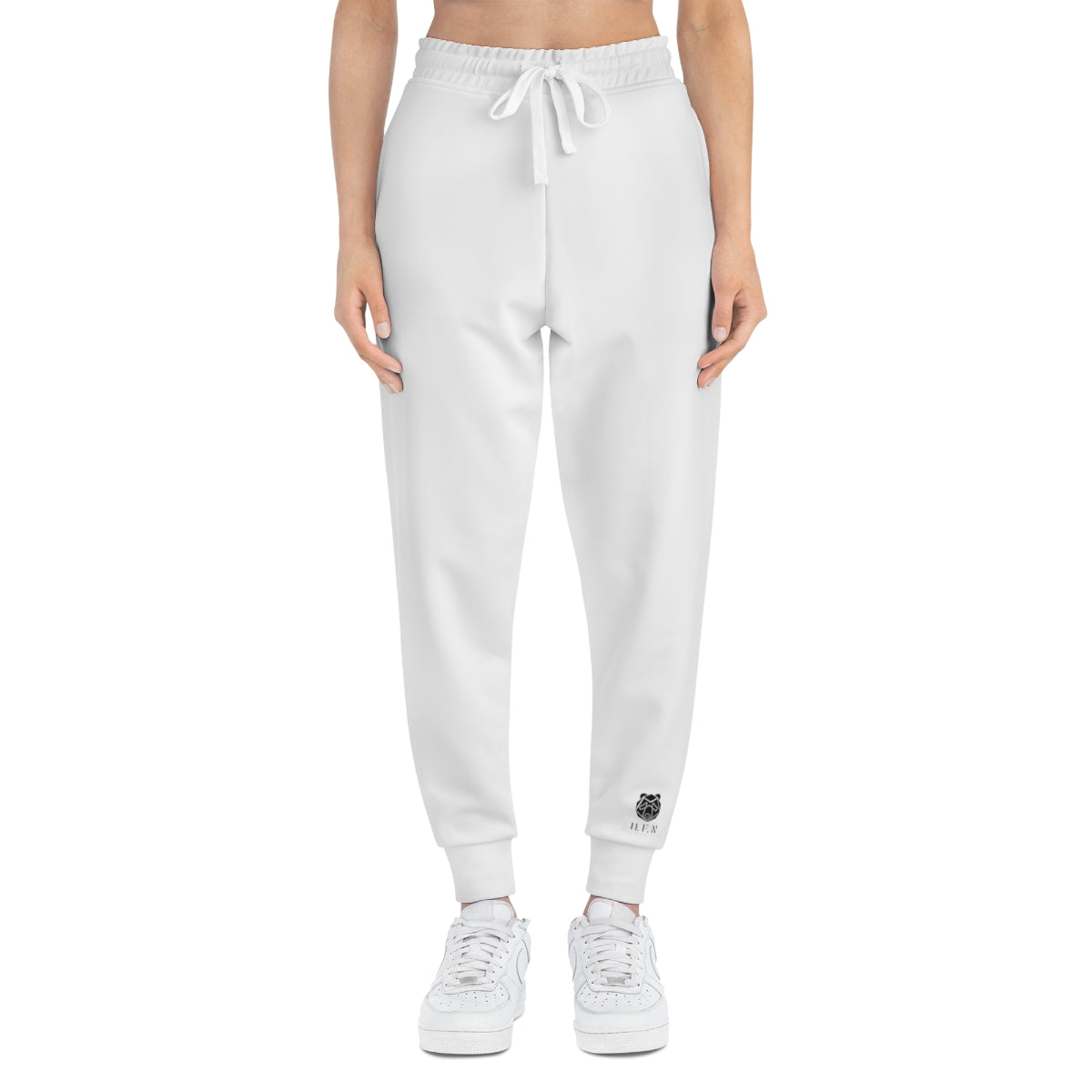 HFN White Athletic Joggers