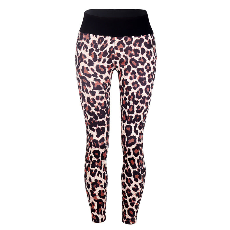 HFN Hip Lifting Leopard Yoga Leggings