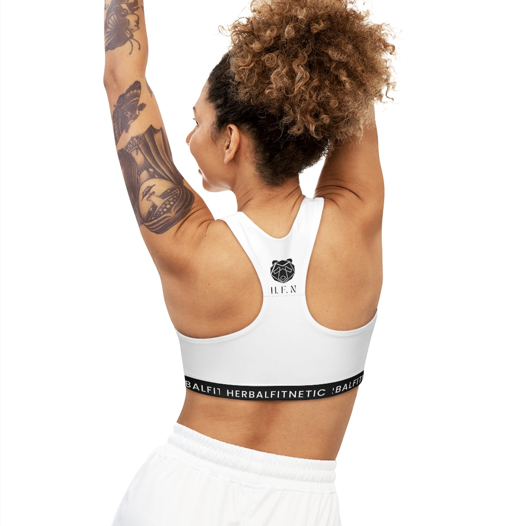 HFN Whte Seamless Sports Bra