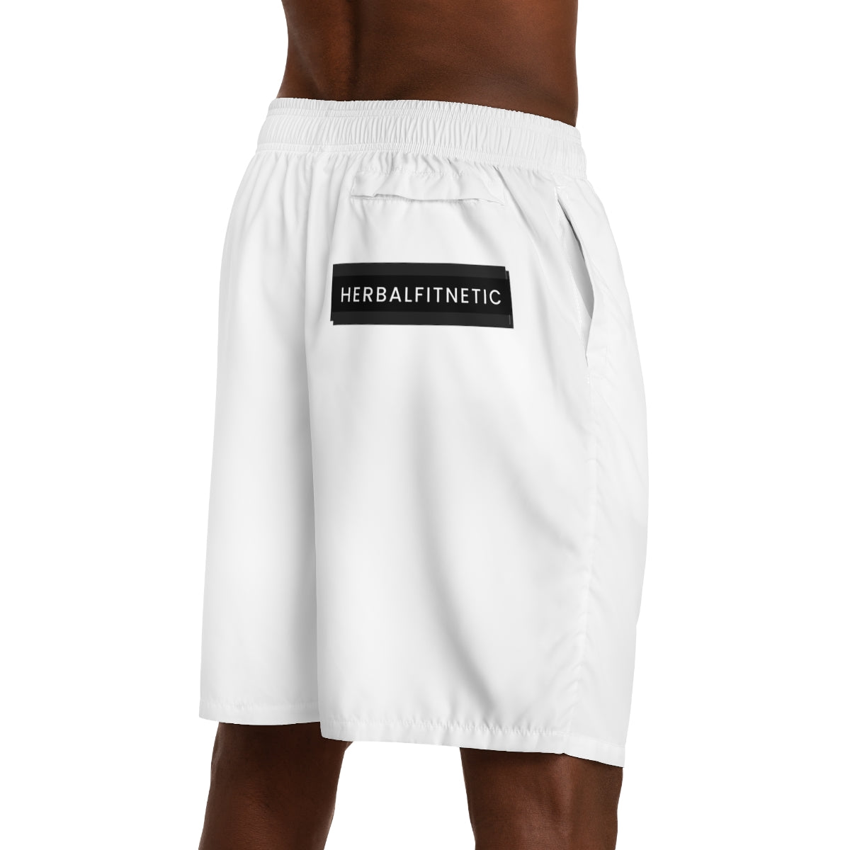 Herbalfitnetic Men's Jogger Shorts whte