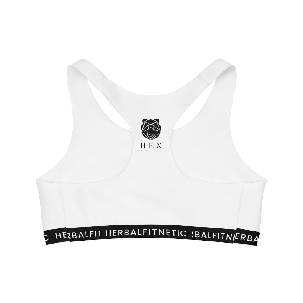 HFN Whte Seamless Sports Bra