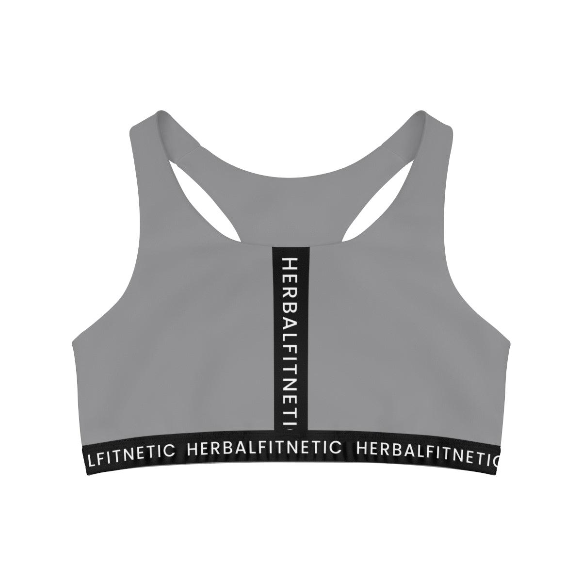 Herbalfitnetic Gry Seamless Sports Bra