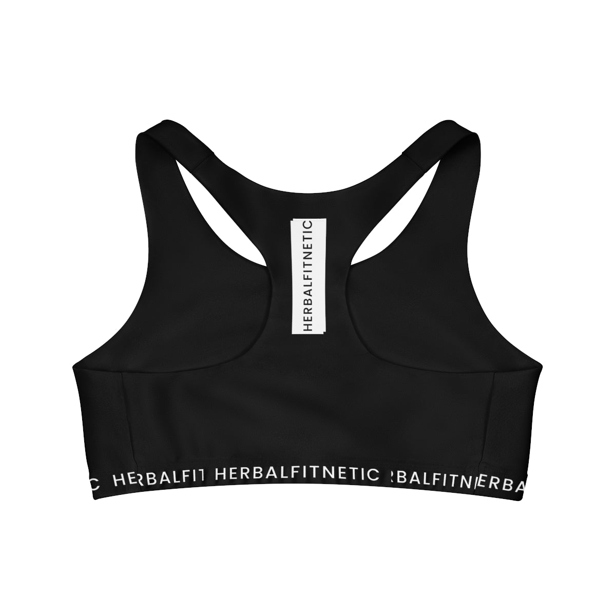 HFN Blk Seamless Sports Bra