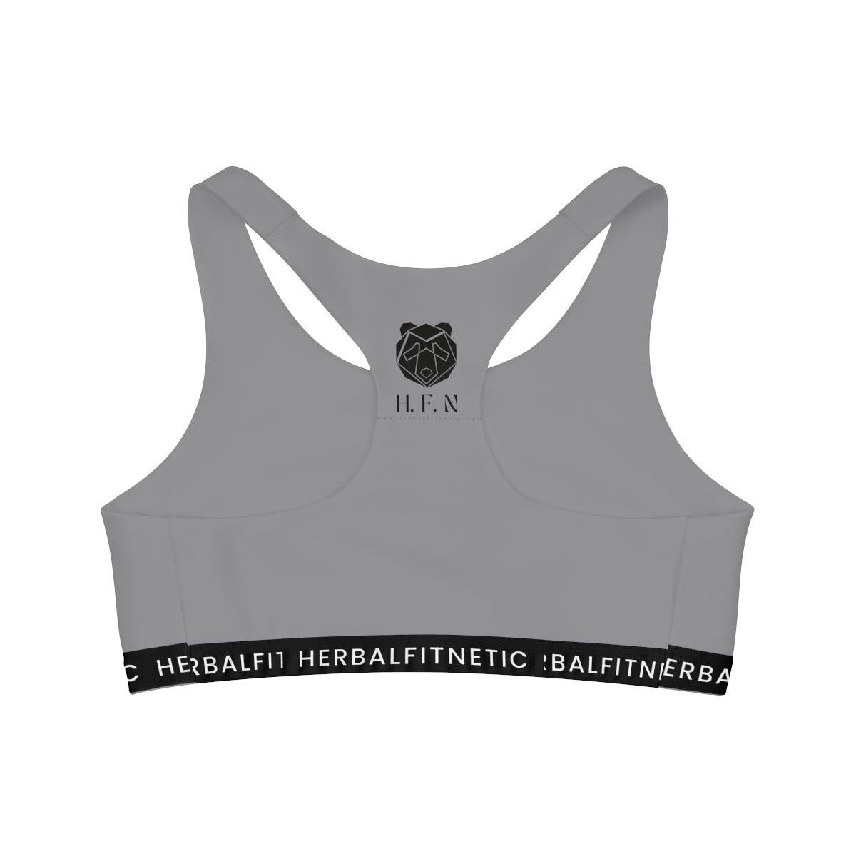 Herbalfitnetic Gry Seamless Sports Bra