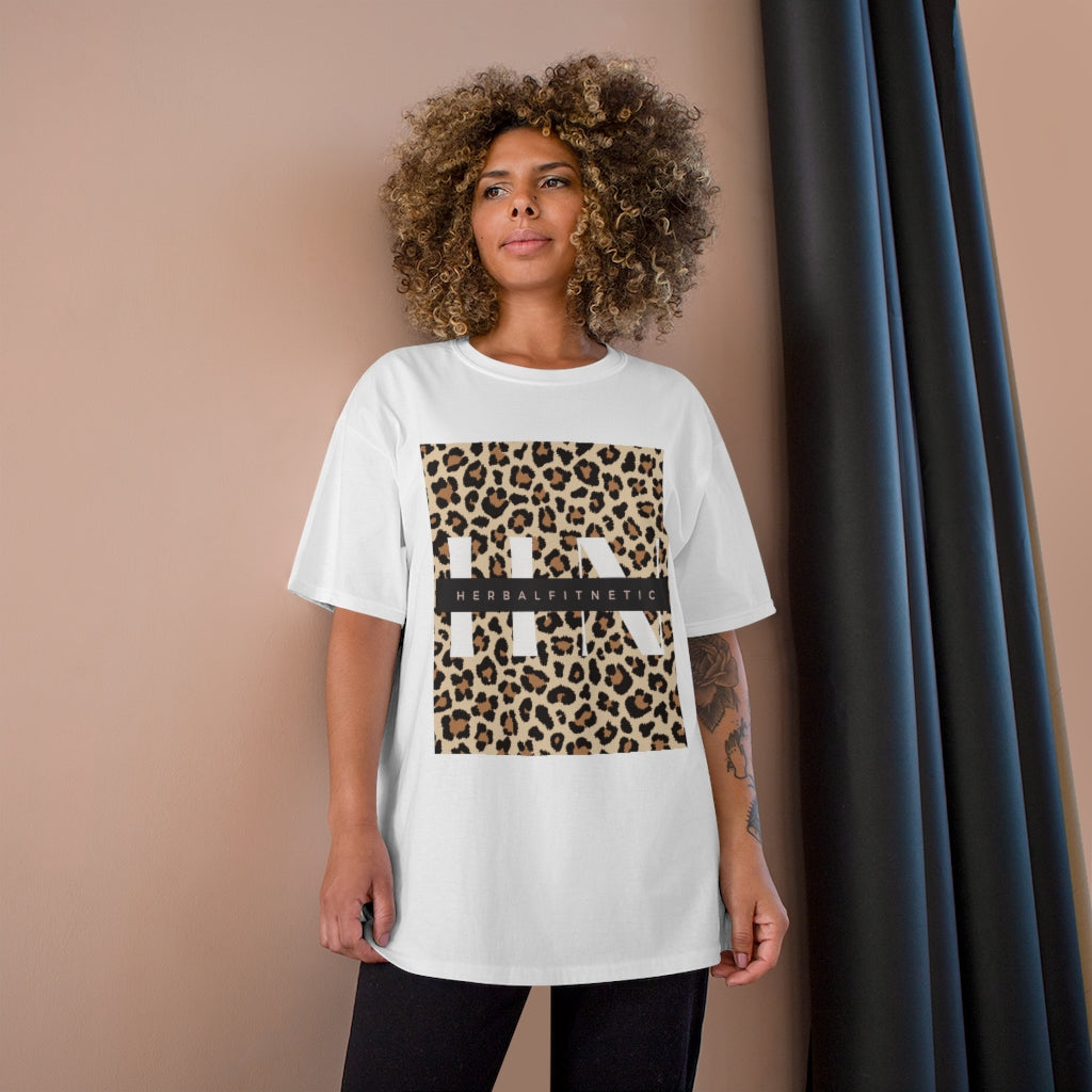 HFN Leopard Print Champion T-Shirt