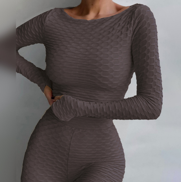 HFN High Waist Hip Lifting Yoga Sports Suit