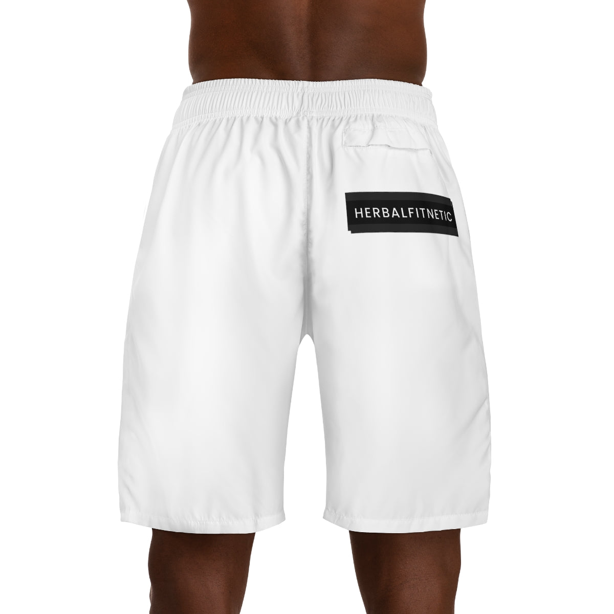Herbalfitnetic Men's Jogger Shorts whte