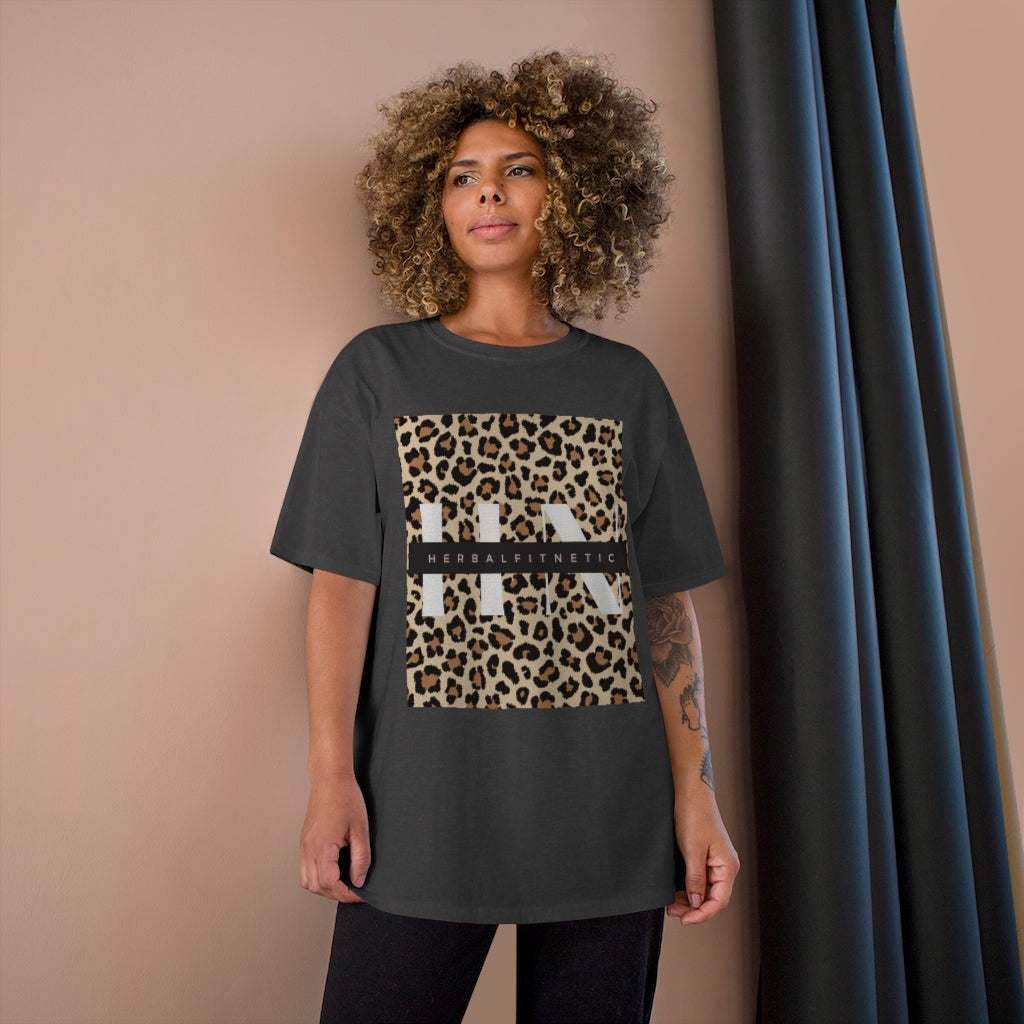 HFN Leopard Print Champion T-Shirt
