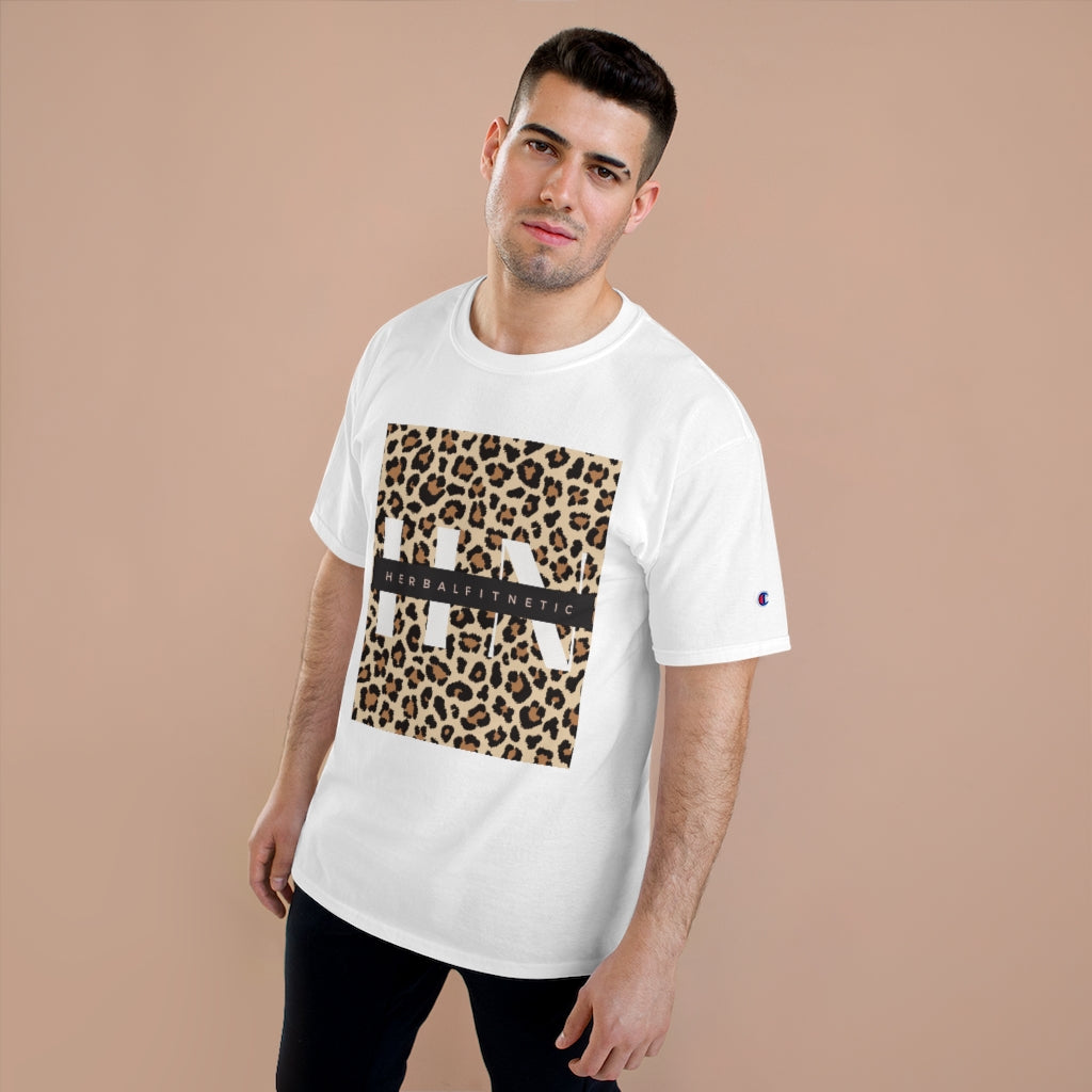 HFN Leopard Print Champion T-Shirt