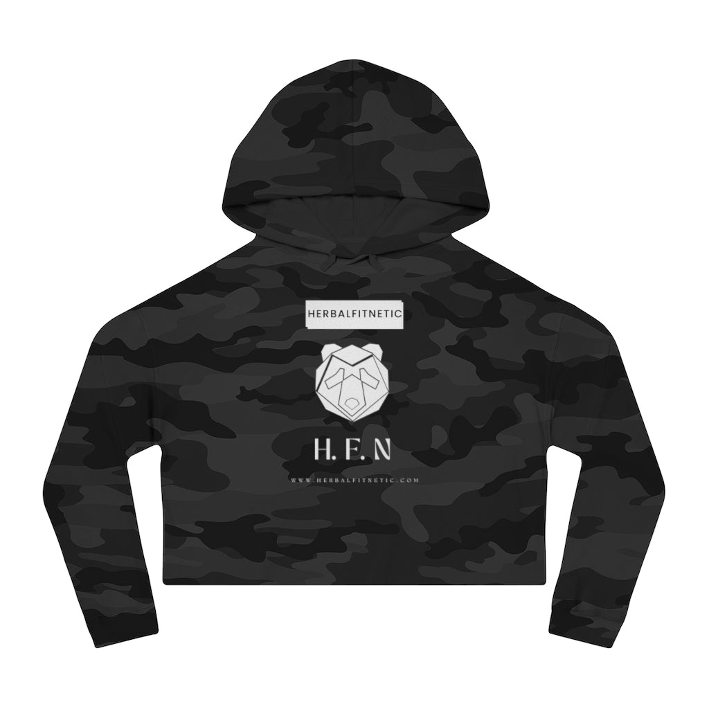Herbalfitnetic Women’s Cropped Hooded Sweatshirt