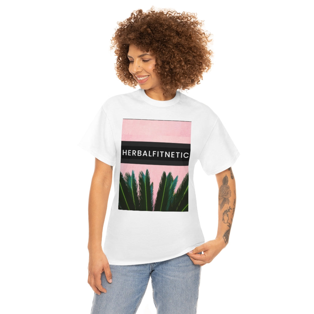 HFN Pnk Tropical Unisex Heavy Cotton Tee