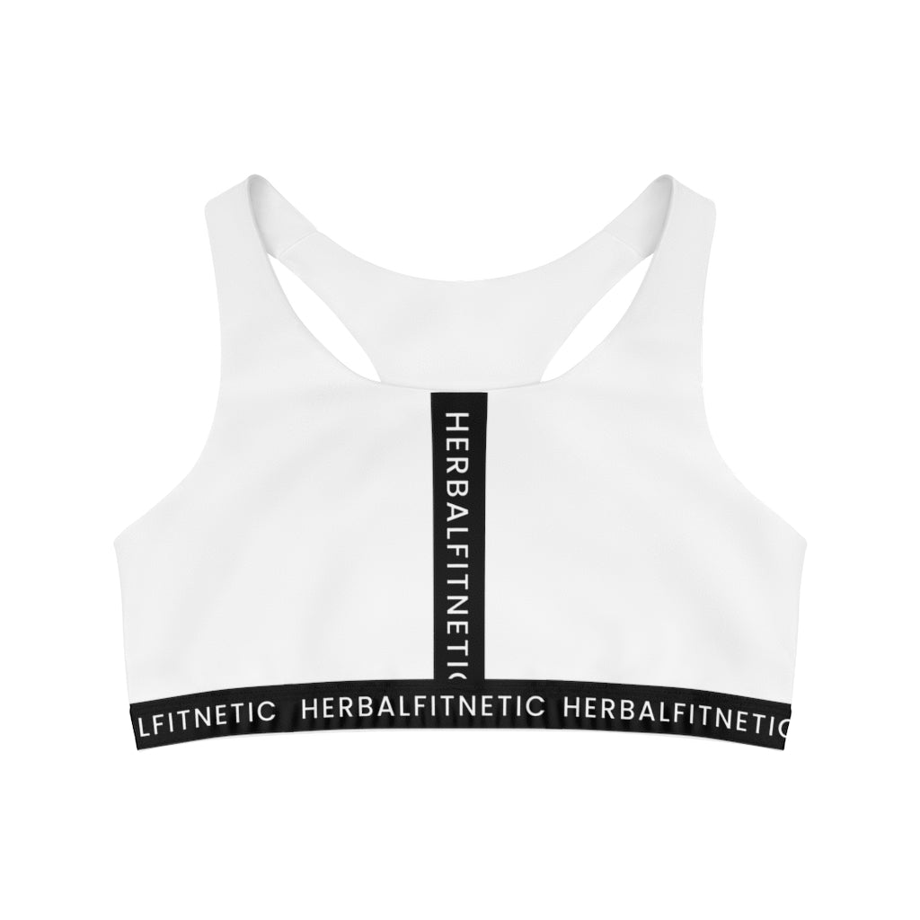 HFN Whte Seamless Sports Bra