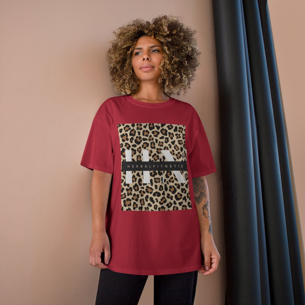 HFN Leopard Print Champion T-Shirt