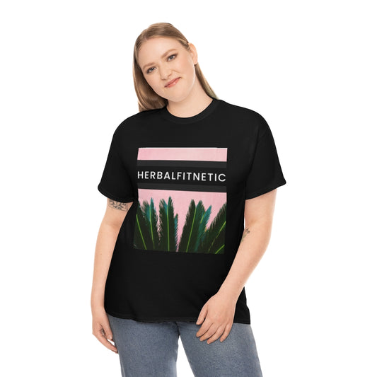 HFN Pnk Tropical Unisex Heavy Cotton Tee
