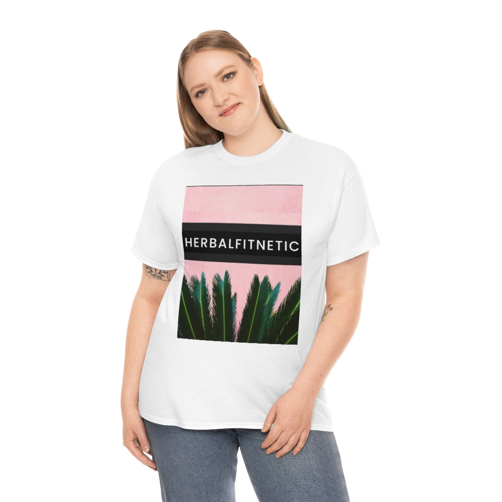 HFN Pnk Tropical Unisex Heavy Cotton Tee