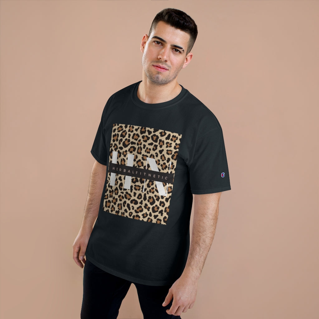 HFN Leopard Print Champion T-Shirt