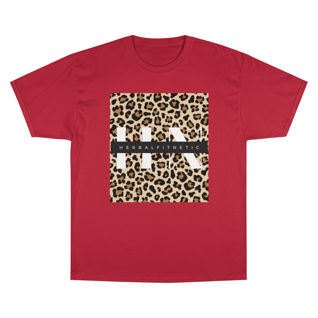 HFN Leopard Print Champion T-Shirt