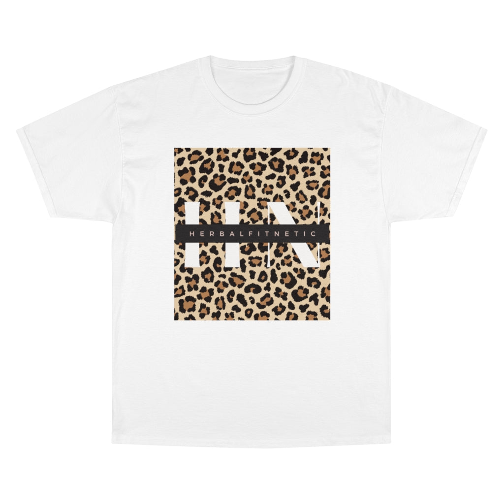 HFN Leopard Print Champion T-Shirt