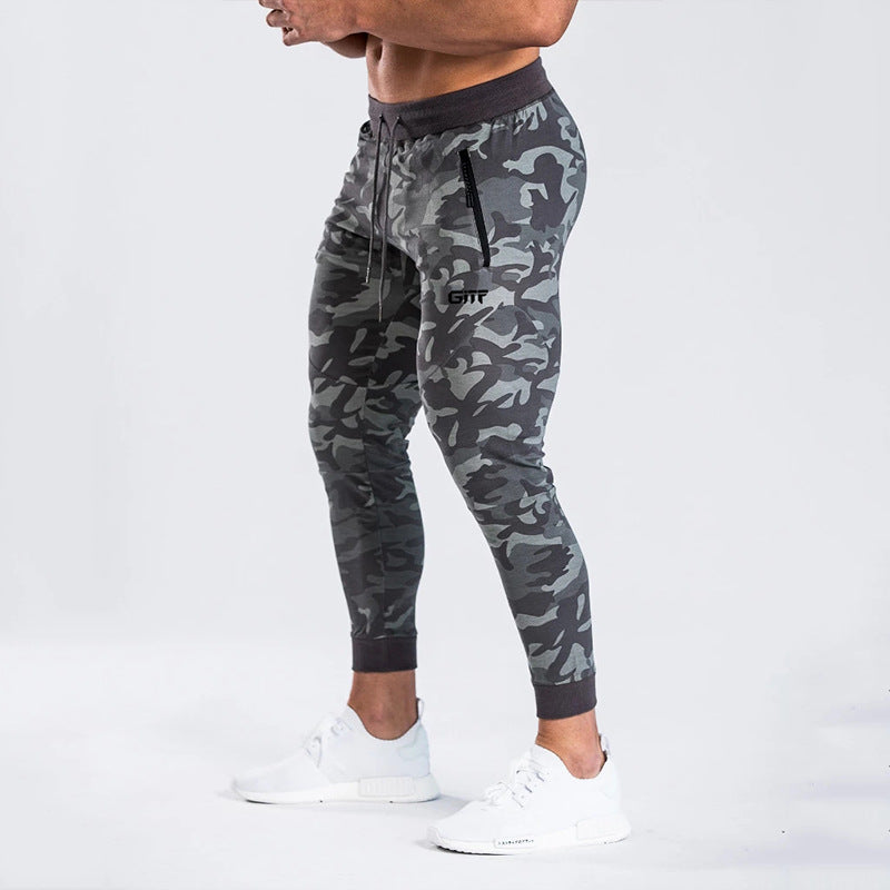 GITF Camouflage Men Sports Bodybuilding Joggers