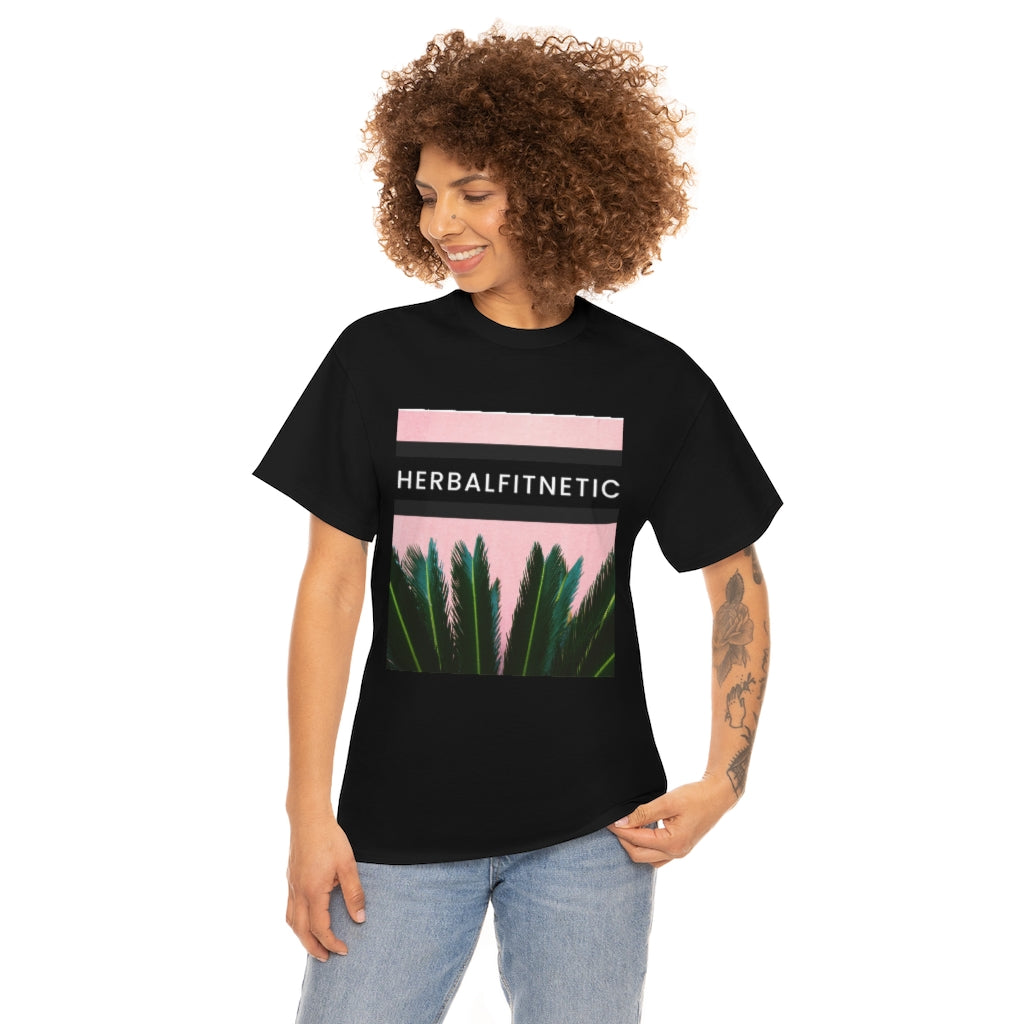 HFN Pnk Tropical Unisex Heavy Cotton Tee