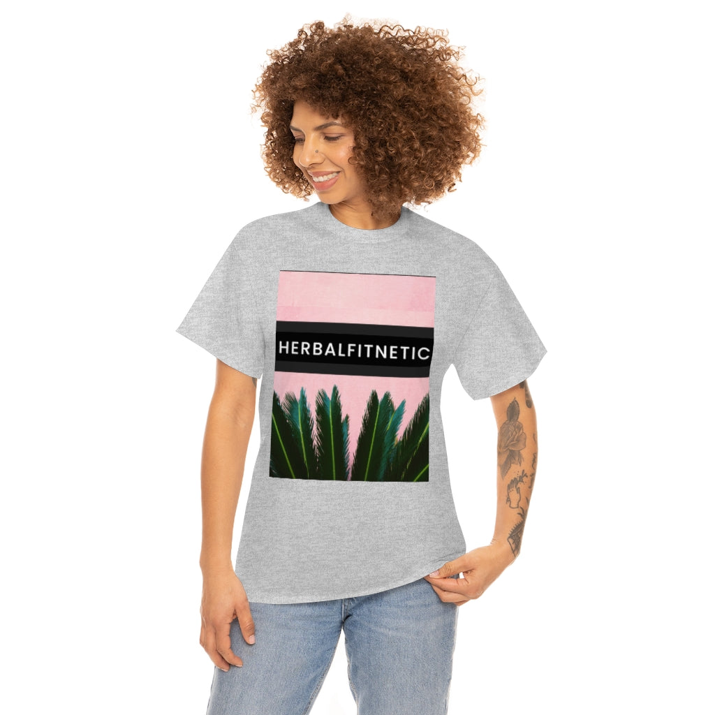 HFN Pnk Tropical Unisex Heavy Cotton Tee