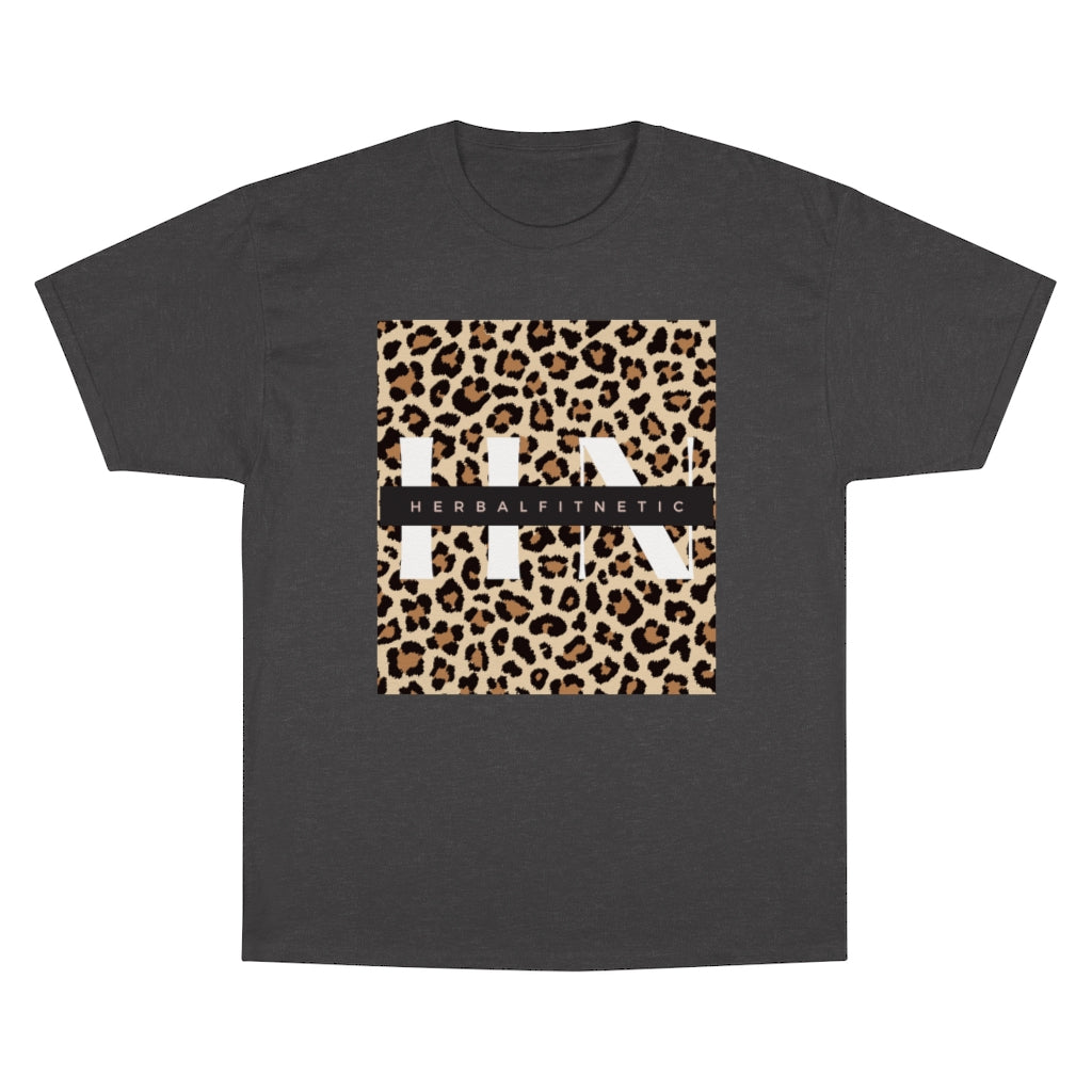 HFN Leopard Print Champion T-Shirt